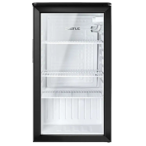 Castle Mini Bar 97 Liter in Black Glass - FR1097G | ميني بار كاسل 97 لتر باللون زجاج اسود - FR1097G