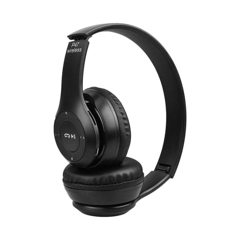 VIVO P47 Wireless Headset, Bluetooth, Foldable - Black