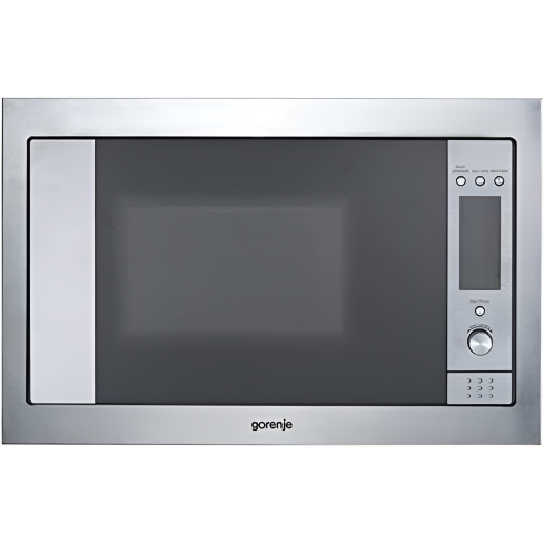 Gorenje Digital Electric Built-In Microwave With Grill, 30 Liter, 900 Watt, Stainless Steel - BM5350X