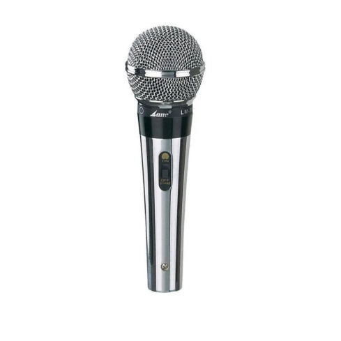 ميكروفون سلكي لان محمول باليد، فضي - LM-580