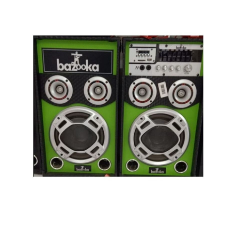 Bazooka Subwoofer in Green and Black - BZ-8200 | صب ووفر بازوكا باللون أخضر وأسود - BZ-8200