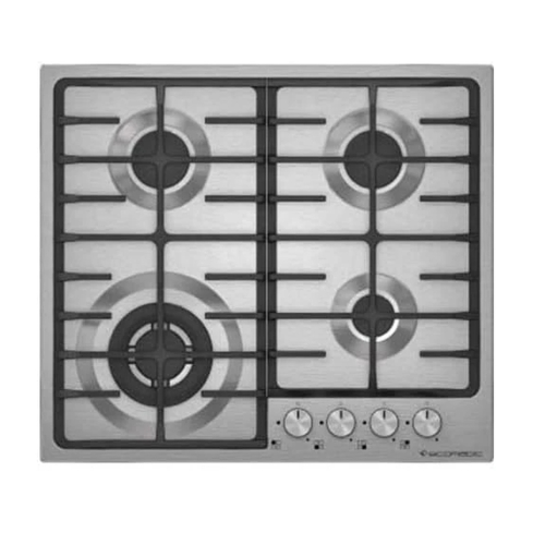 Ecomatic Built-in Kitchen Set, 60 cm, Two-piece Set in Black Glass - MDB9 (NS603X + G6104T) | طقم مطبخ بلت ان ايكوماتيك، 60 سم باللون زجاج أسود - MDB9 (NS603X + G6104T)