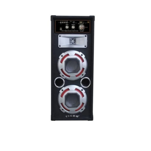 مكبر صوت بلوتوث تايجر مع ريموت كنترول، أسود - TG-6100