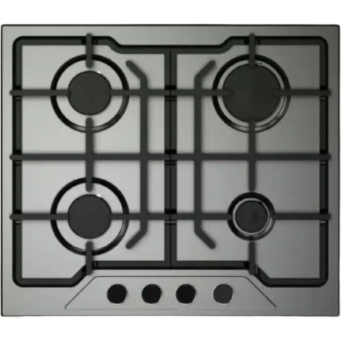 Fresh Built-in Gas Hob, 60 cm, 4 Burners in Stainless Steel | مسطح غاز بلت ان فريش، 60 سم باللون ستانلس ستيل