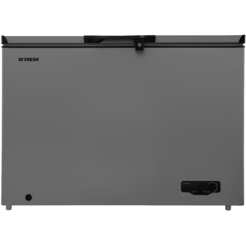 Fresh Deep Freezer 334 Liter in Silver - FDF-400 | ديب فريزر فريش 334 لتر باللون فضي - FDF-400