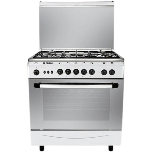Fresh Gas Cooker 80 cm in Stainless Steel | بوتاجاز فريش 80 سم باللون ستانلس ستيل