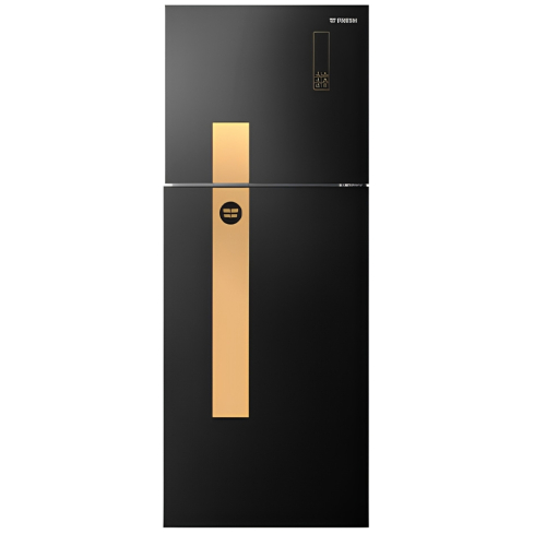 Fresh Refrigerator 397 Liter in Black Glass - FNT-MR470 YGMLG | ثلاجة فريش 397 لتر باللون زجاج اسود - FNT-MR470 YGMLG