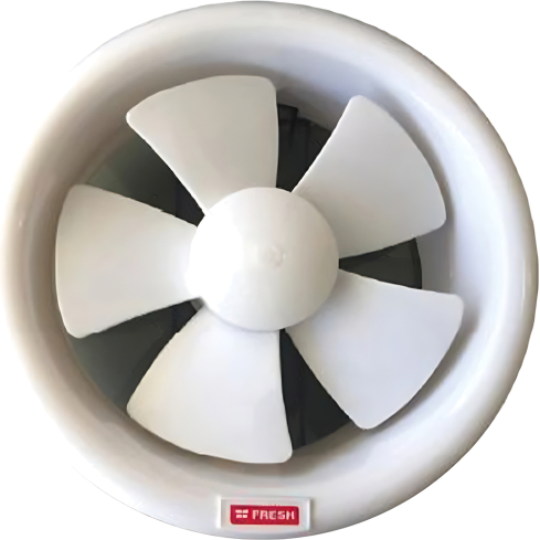 Fresh Wall Exhaust Fan 20 cm in White | شفاط حائط فريش 20 سم باللون أبيض