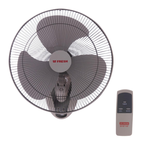 Fresh Wall Fan 18 inch in Gray - 500013540 | مروحة حائط فريش 18 بوصة باللون رمادي - 500013540