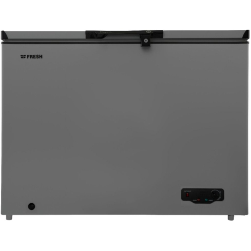 Fresh Deep Freezer 255 Liter in Silver - FDF-330-SL | ديب فريزر فريش 255 لتر باللون فضي - FDF-330-SL