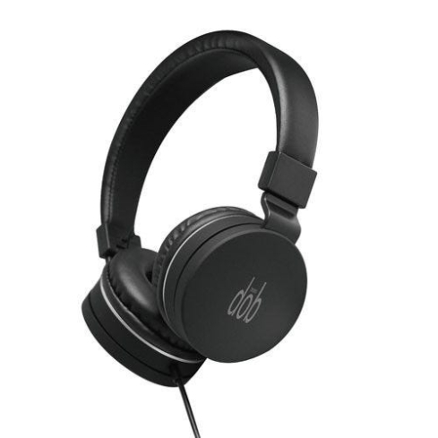 Dob H 300 I Wired Over-Ear Headphone with Microphone - Black