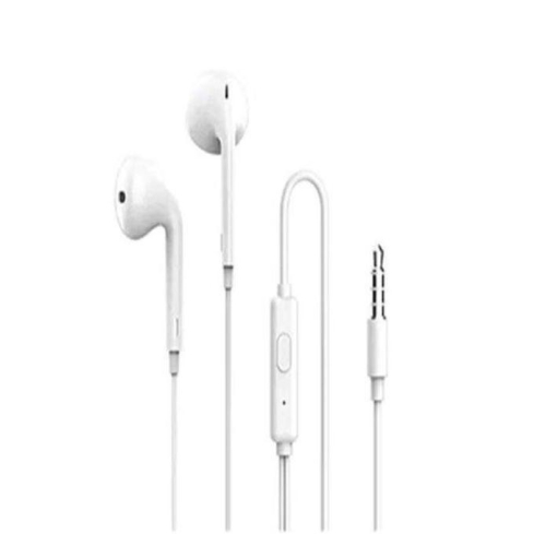 Recci Earphone Wired 3.5MM REP-L15 - White