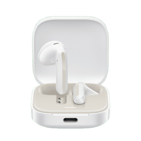 XIAOMI Redmi Buds 6 Active In-Ear Earbuds, Noise Cancellation, Up to 30 Hours, White