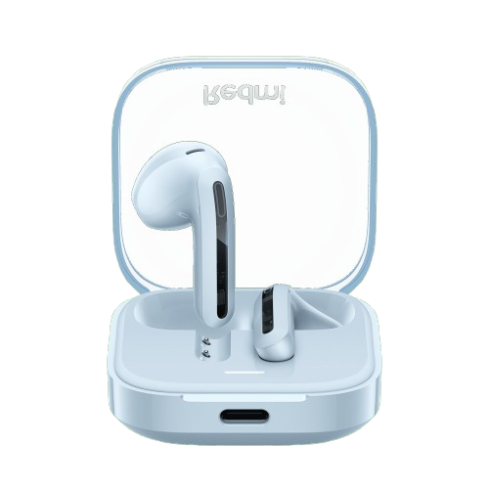 Xiaomi Redmi Buds 6 Active In-Ear Earbuds, Noise Cancellation, Up to 30 Hours, Blue