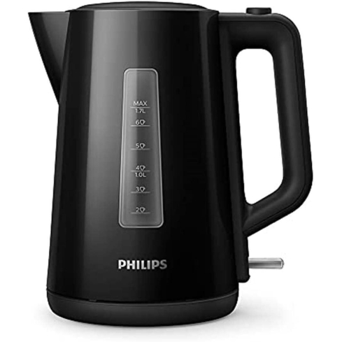 Philips Series 3000 Plastic Electric Kettle 1.7 L 2200 W Black - HD9318/20