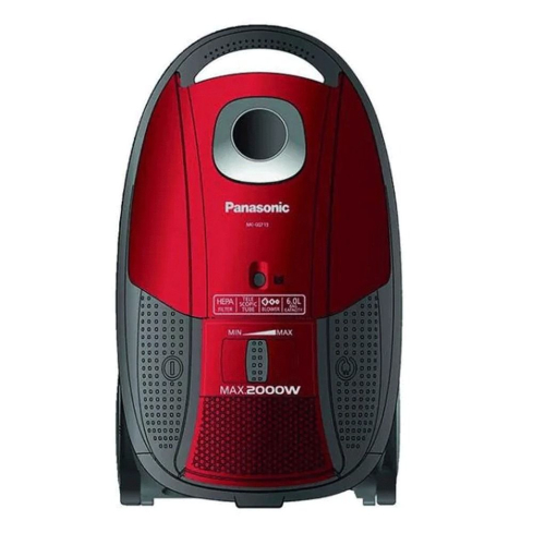 Panasonic MC-CG711 Deluxe Series Bagged Vacuum Cleaner, 1900 W - Red / Black - International Warranty
