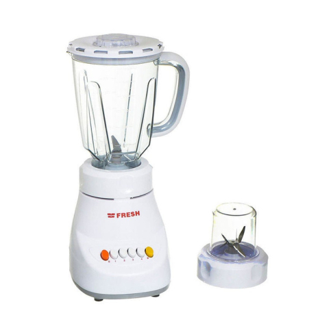 Fresh Elshabah Electric Countertop Blender With Mill, 360 Watt, 1.5 Liter - White
