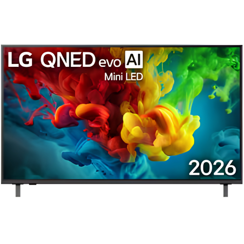 LG 55 Inch Smart TV ، 4K UHD Mini LED Built-In Receiver، 55QNED84B6T in Black | شاشة تلفزيون سمارت إل جي ، مقاس 55 بوصة ، Mini LED ، دقة 4K UHD ، بريسيفر داخلي ، موديل 55QNED84B6T باللون أسود