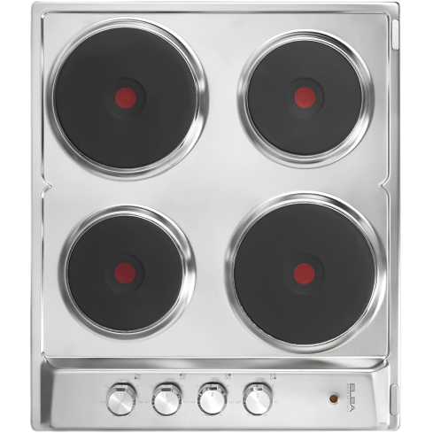 Elba Built-in Electric Hob، 60 cm، 4 Zones in Stainless Steel - ENS60-040XD | مسطح كهرباء بلت ان البا، 60 سم باللون ستانلس ستيل - ENS60-040XD