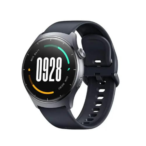 ساعة سمارت ميبرو Watch Lite 3 للجنسين، شاشة AMOLED HD، مقاس 1.3 بوصة - رمادي غامق
