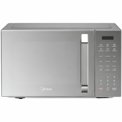 Midea Microwave 32 Liter in Silver Mirror | ميكروويف ميديا 32 لتر سيلفر مراية