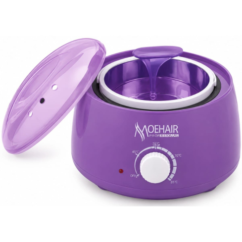 Moehair Wax Heater, Adjustable Heat Dial, Home and Salon Use, Standard Retail Finish, MO-9038