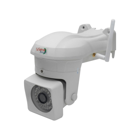View Sound Wireless and Wired Security Camera, 1MP - White