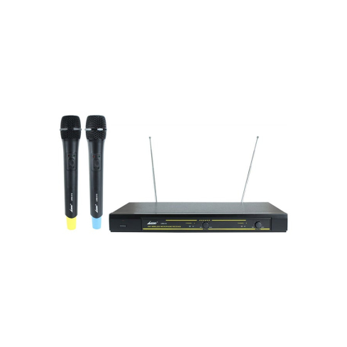 نظام مايكروفون لاسلكي لان - أسود - LWM 618B
