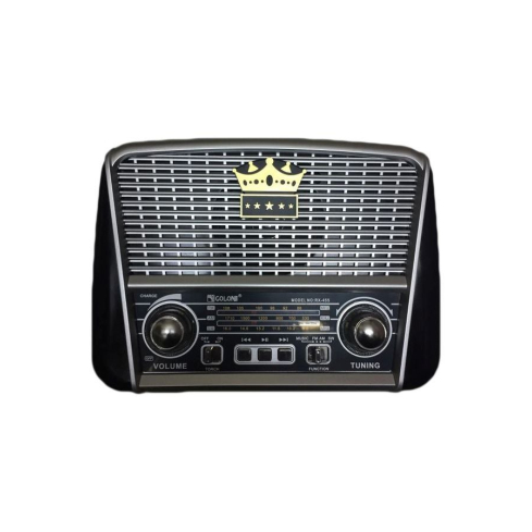 Golon RX-455 Classic Radio - Black
