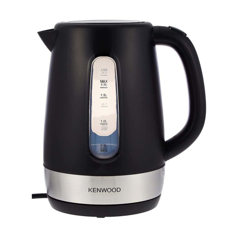 Kenwood Plastic Electric Kettle, 1.7 Liter, 2200 Watt, Black - ZJP01.A0BK