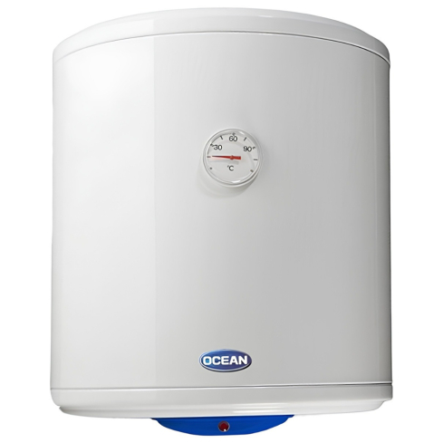 Ocean Electric Water Heater 50 Liter in White | سخان مياه كهربائي أوشن 50 لتر باللون أبيض