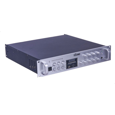 View Sound Mixer Amplifier 400 W in Silver and Black - VCL-M400UD | امبليفاير ميكسر فيو ساوند 400 وات باللون فضي وأسود - VCL-M400UD