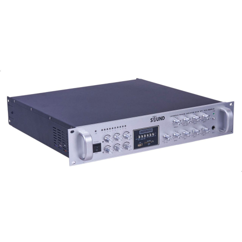 View Sound Mixer Amplifier 600 W in Silver and Black - VCL-M600UD | امبليفاير ميكسر فيو ساوند 600 وات باللون فضي وأسود - VCL-M600UD