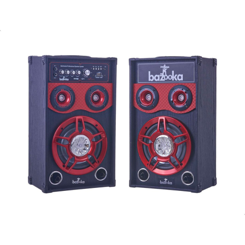 Bazooka Subwoofer in Black and Red - BZ-8100 | صب ووفر بازوكا باللون أسود وأحمر - BZ-8100