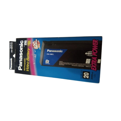 Panasonic VW-VBF2 Camera Rechargeable Battery, 2000mAh - Black