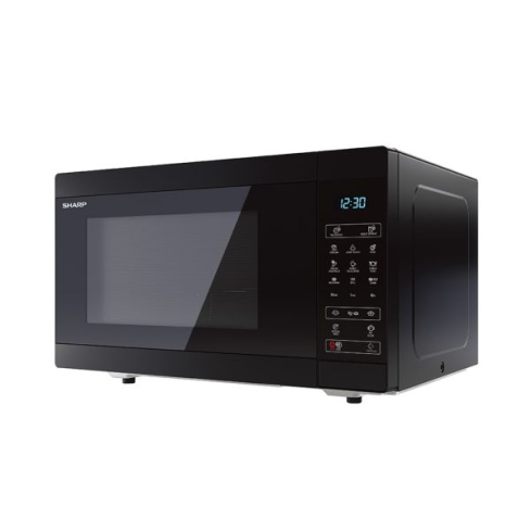 SHARP R-250MGR-BK2 Microwave with Grill, 25L, 900W - Black