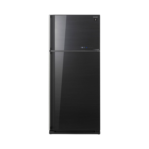Sharp Refrigerator 450 Liter in Black Glass - SJ-GV58A(BK) | ثلاجة شارب 450 لتر باللون زجاج اسود - SJ-GV58A(BK)