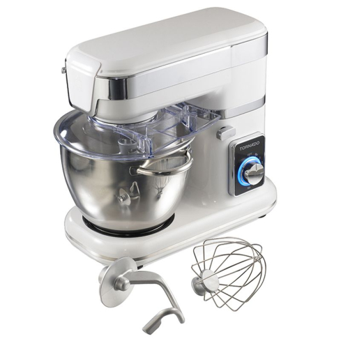 TORNADO Kitchen Machine 700W 4.5 Liter Stainless Bowl White SM-700
