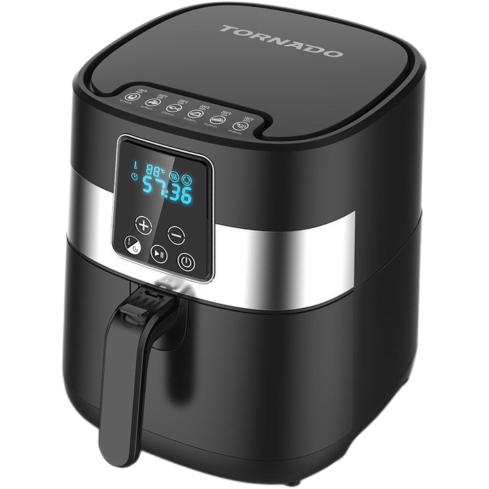 Tornado Air Fryer 3 Liters in Black - THF-133D | قلاية هوائية تورنيدو 3 لتر باللون أسود - THF-133D