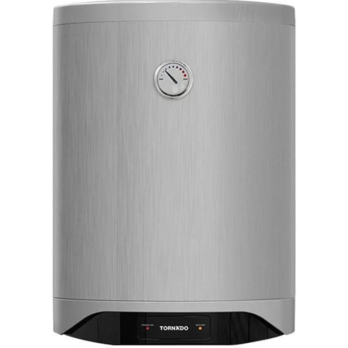 Tornado Electric Water Heater 60 Liter in Silver - TEEE-60MS | سخان مياه كهربائي تورنيدو 60 لتر باللون فضي - TEEE-60MS