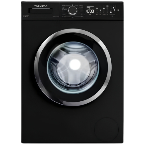Tornado Front Load Washing Machine 7 kg in Black - TWV-FN710BKOA | غسالة تحميل أمامي تورنيدو 7 كجم باللون أسود - TWV-FN710BKOA