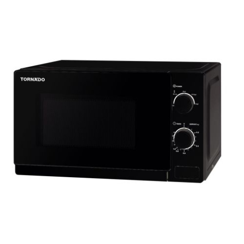 TORNADO Microwave Solo 20 Liter 700 Watt Black TM-20MK