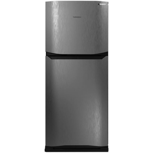 Tornado Refrigerator 304 Liter in Dark Stainless - RF-33FTV-DST | ثلاجة تورنيدو 304 لتر باللون استانلس غامق - RF-33FTV-DST