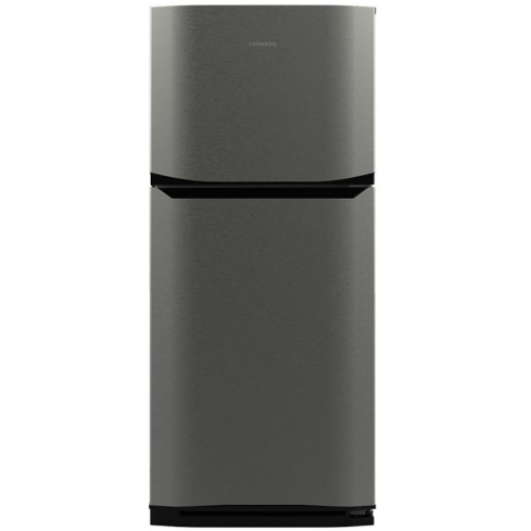 Tornado Refrigerator 355 Liter in Dark Stainless - RF-40FT-DST | ثلاجة تورنيدو 355 لتر باللون استانلس غامق - RF-40FT-DST