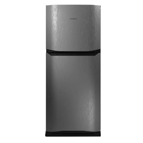 Tornado Refrigerator 355 Liter in Dark Stainless - RF-40FT-DST | ثلاجة تورنيدو 355 لتر باللون استانلس غامق - RF-40FT-DST