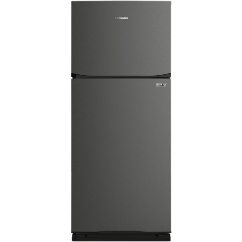 Tornado Refrigerator 450 Liter in Dark Stainless - RF-580T-DST | ثلاجة تورنيدو 450 لتر باللون استانلس غامق - RF-580T-DST