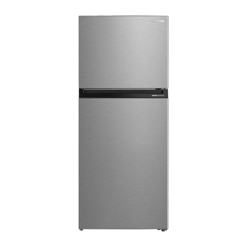 Toshiba Refrigerator 411 Liter in Grey - GR-RT559WE-PMN(37) | ثلاجة توشيبا 411 لتر باللون رمادي - GR-RT559WE-PMN(37)