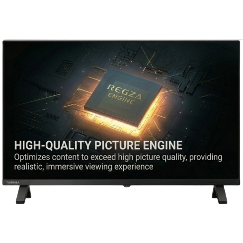 Toshiba 43 Inch TV ، Full HD LED Built-In Receiver، 43S25LV in Black | شاشة تلفزيون توشيبا ، مقاس 43 بوصة ، LED ، دقة Full HD ، بريسيفر داخلي ، موديل 43S25LV باللون أسود