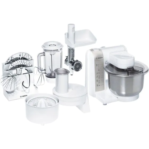 BOSCH MUM4 Kitchen Machine, 3.9 Liter, 600 Watt, White - MUM4880