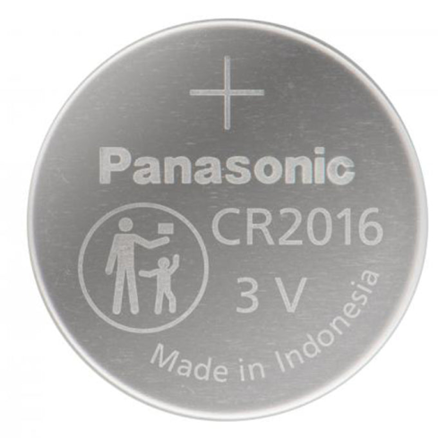 Panasonic CR2016 Lithium Coin Battery, 3V - Silver